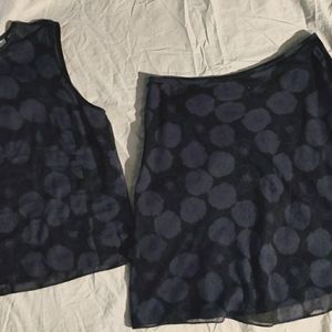 Vintage Armani Exchange. 100% cotton skirt and top. Top is a size M and skirt 4.
